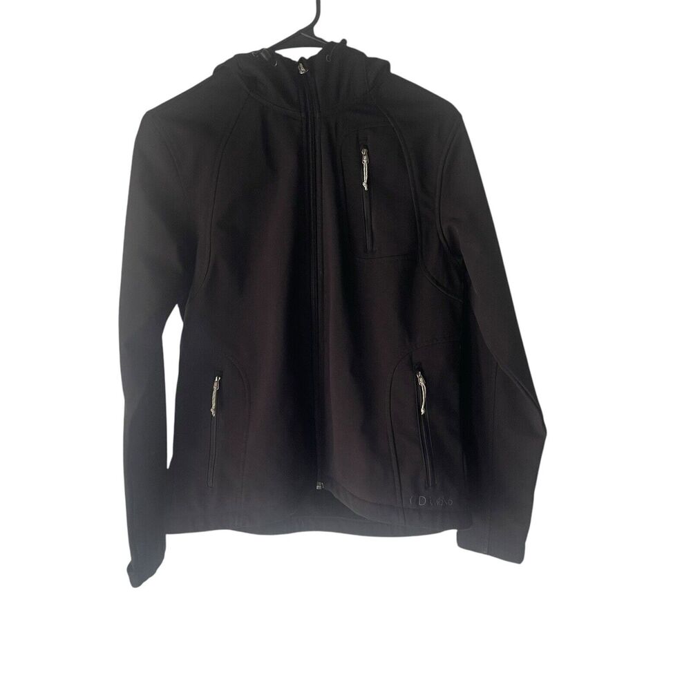 Double Diamond Women's Size Small Black Softshell Outdoor‎ HIking Jacket Coat